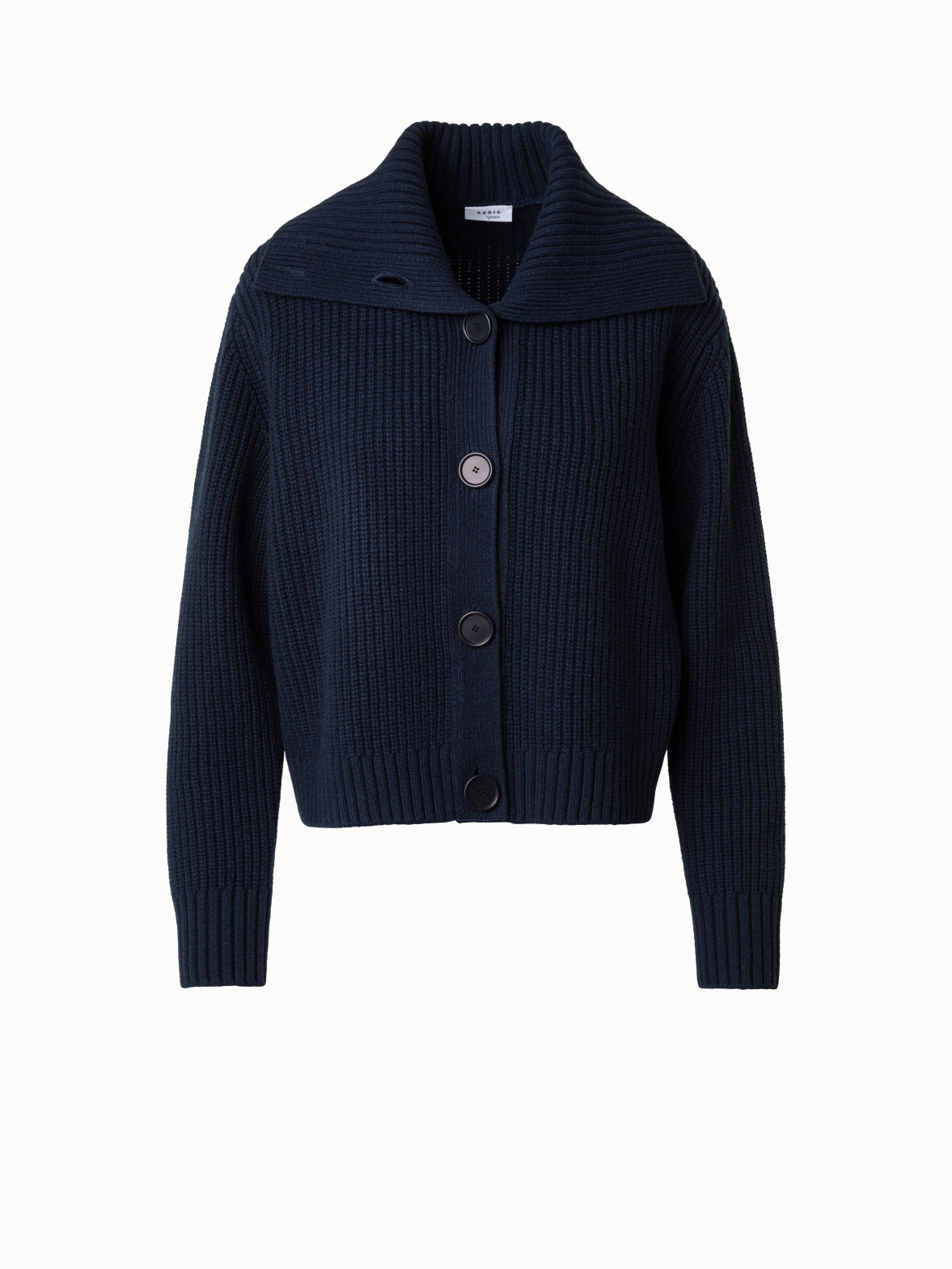 Navy Blue Chunky Knit Blue Cardigan Hand Knit Womens Navy Blue