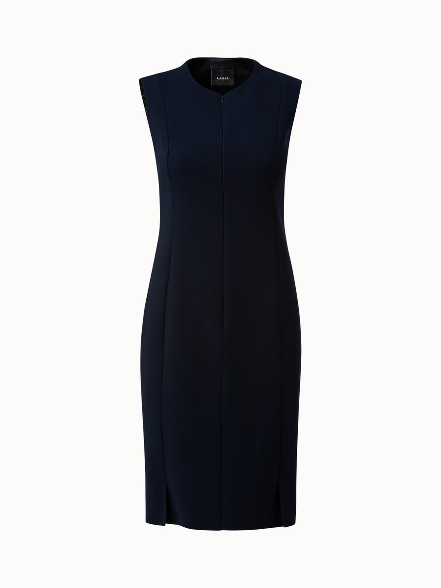 Navy sheath dress best sale