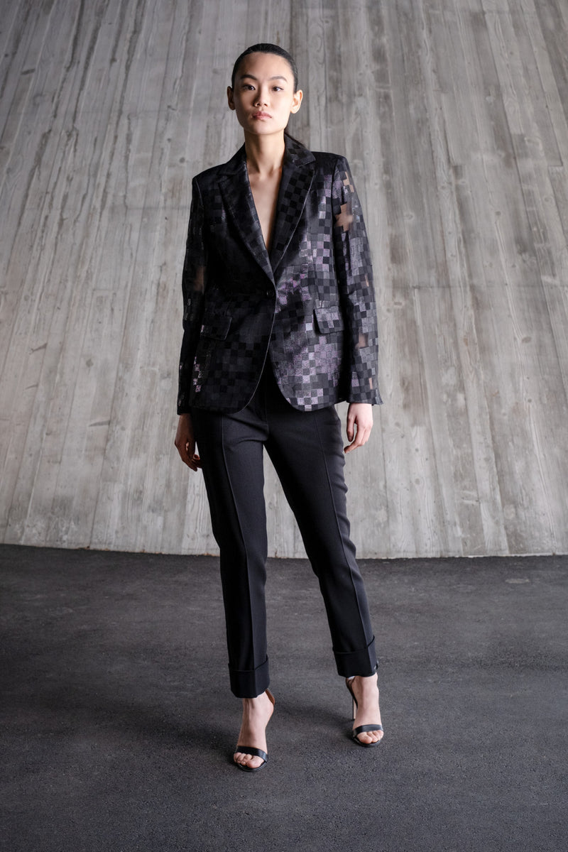 Square Jacquard Jacket