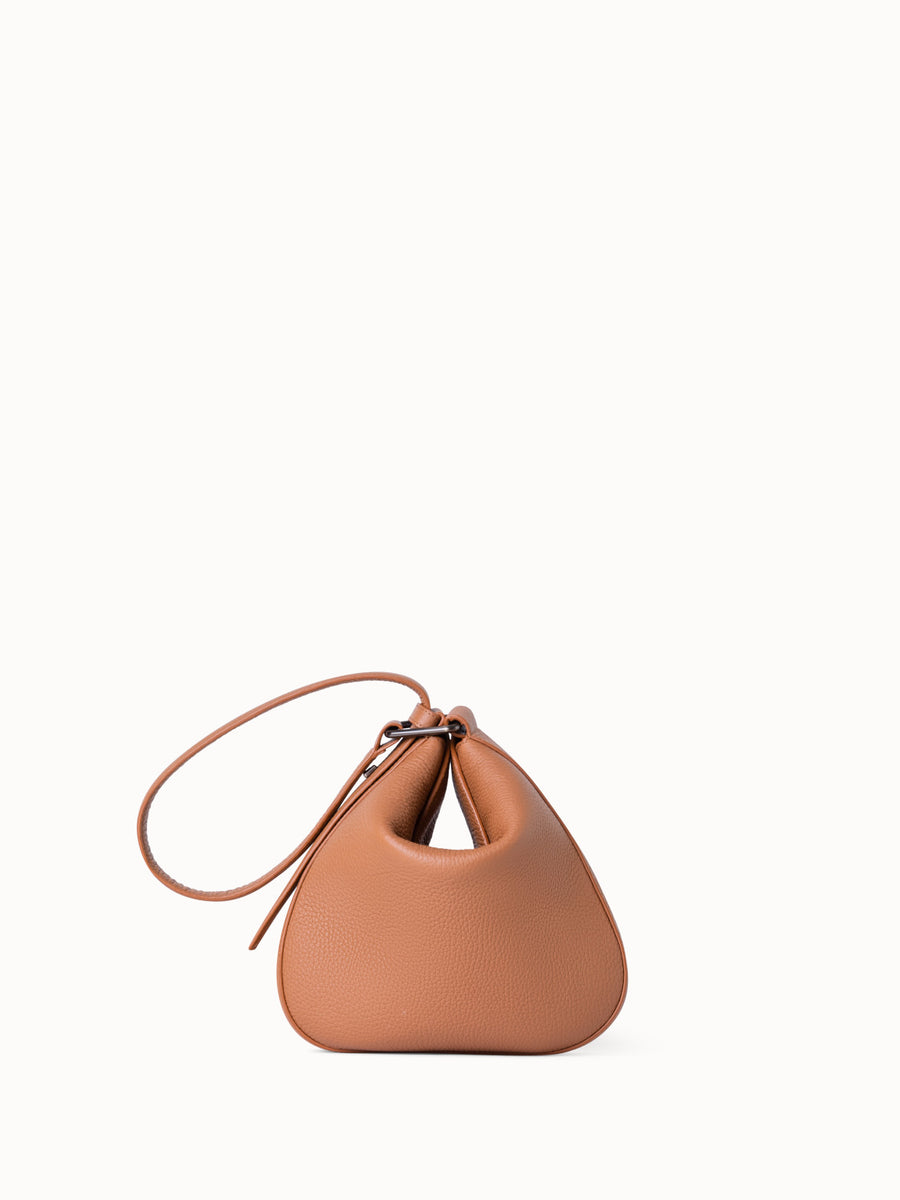 Bolsa Nova Anna Studded Leather Hobo Bag