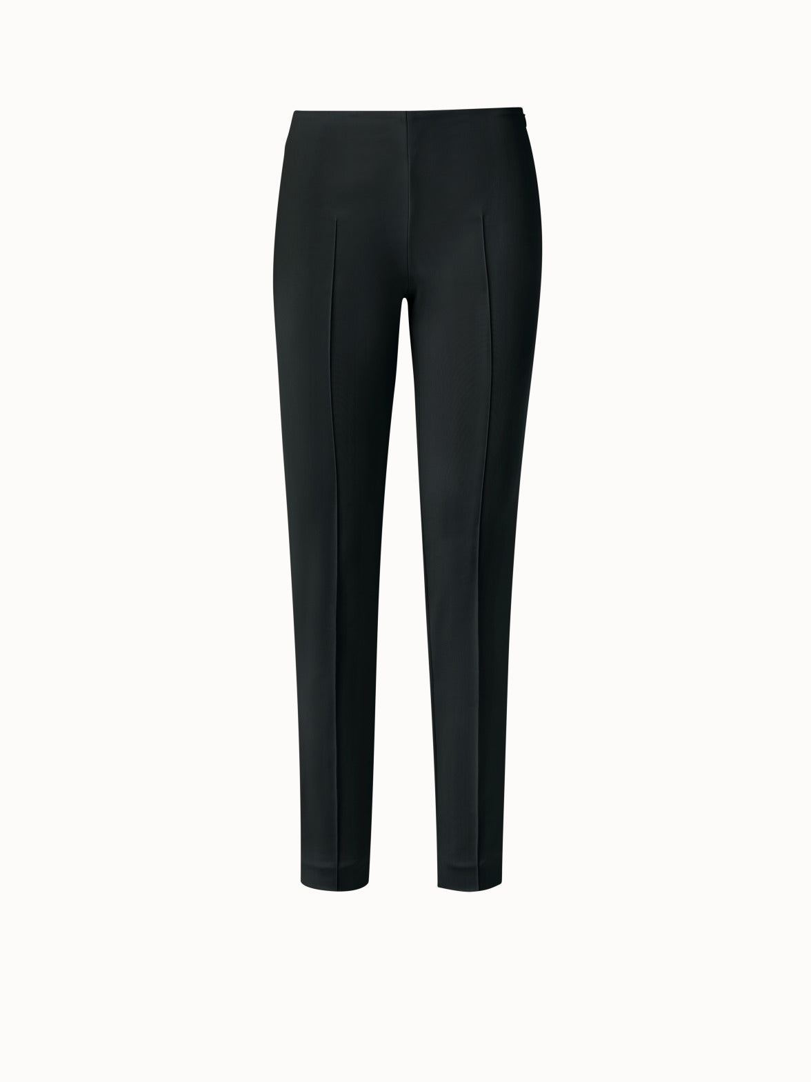 AUSIMIAR Women's Vertical Stripe Stretch Skinny Dress Pants,Black