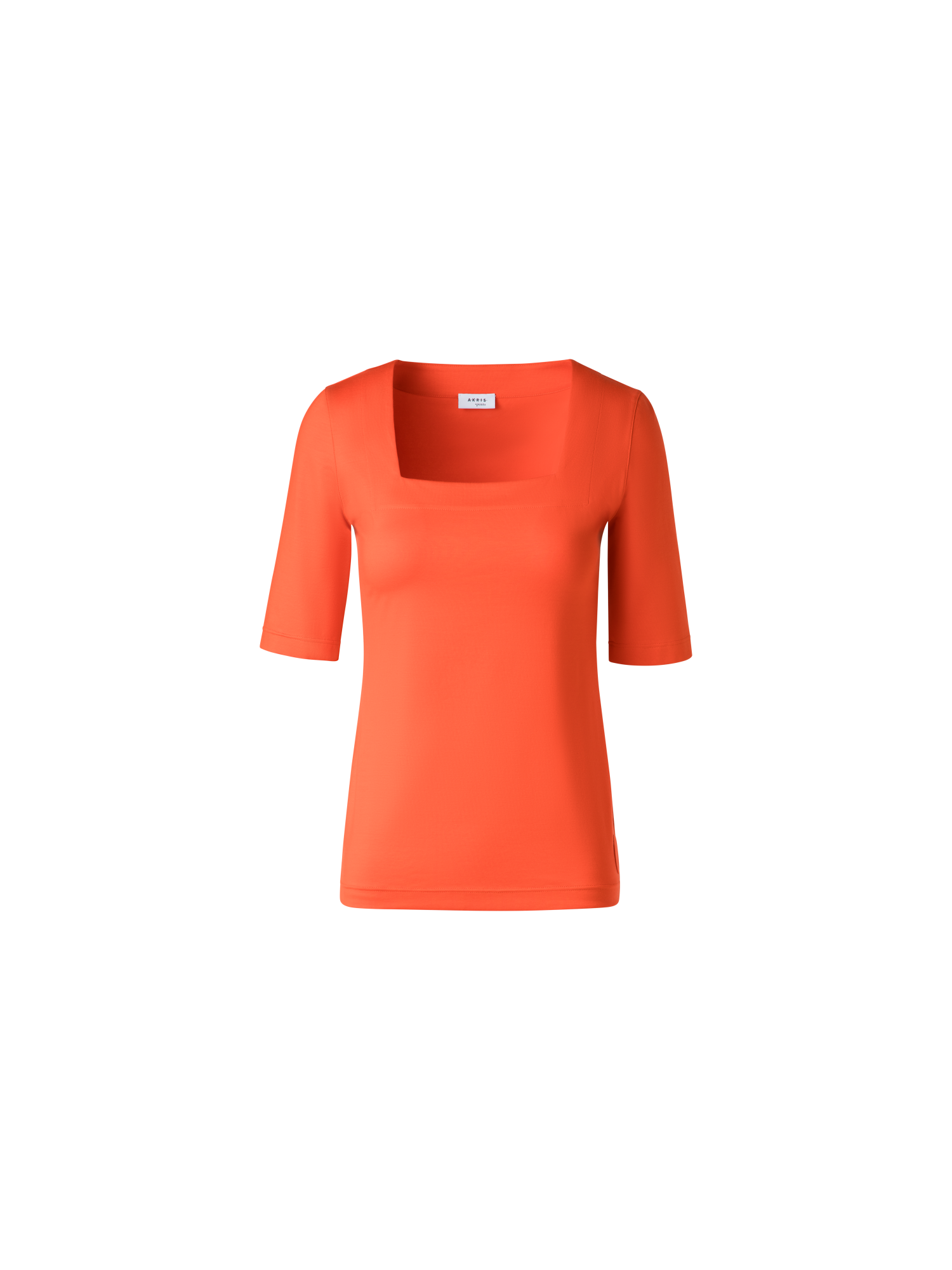 Square Neck T-Shirt in Modal – Akris Inc.