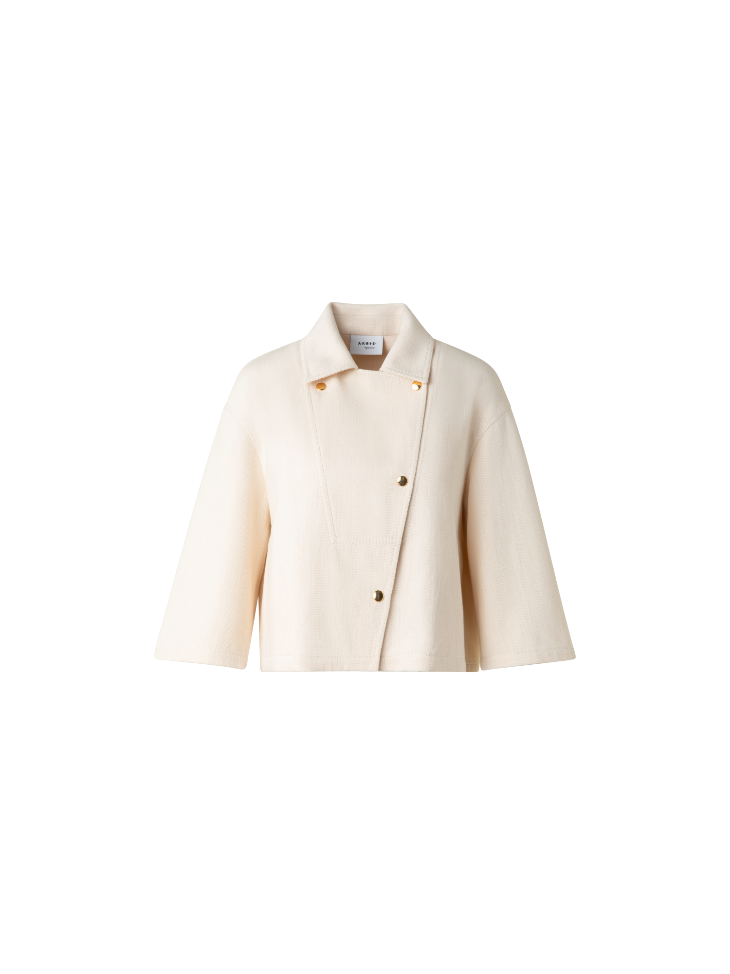 Short Sleeved Denim Biker Jacket – Akris Inc.