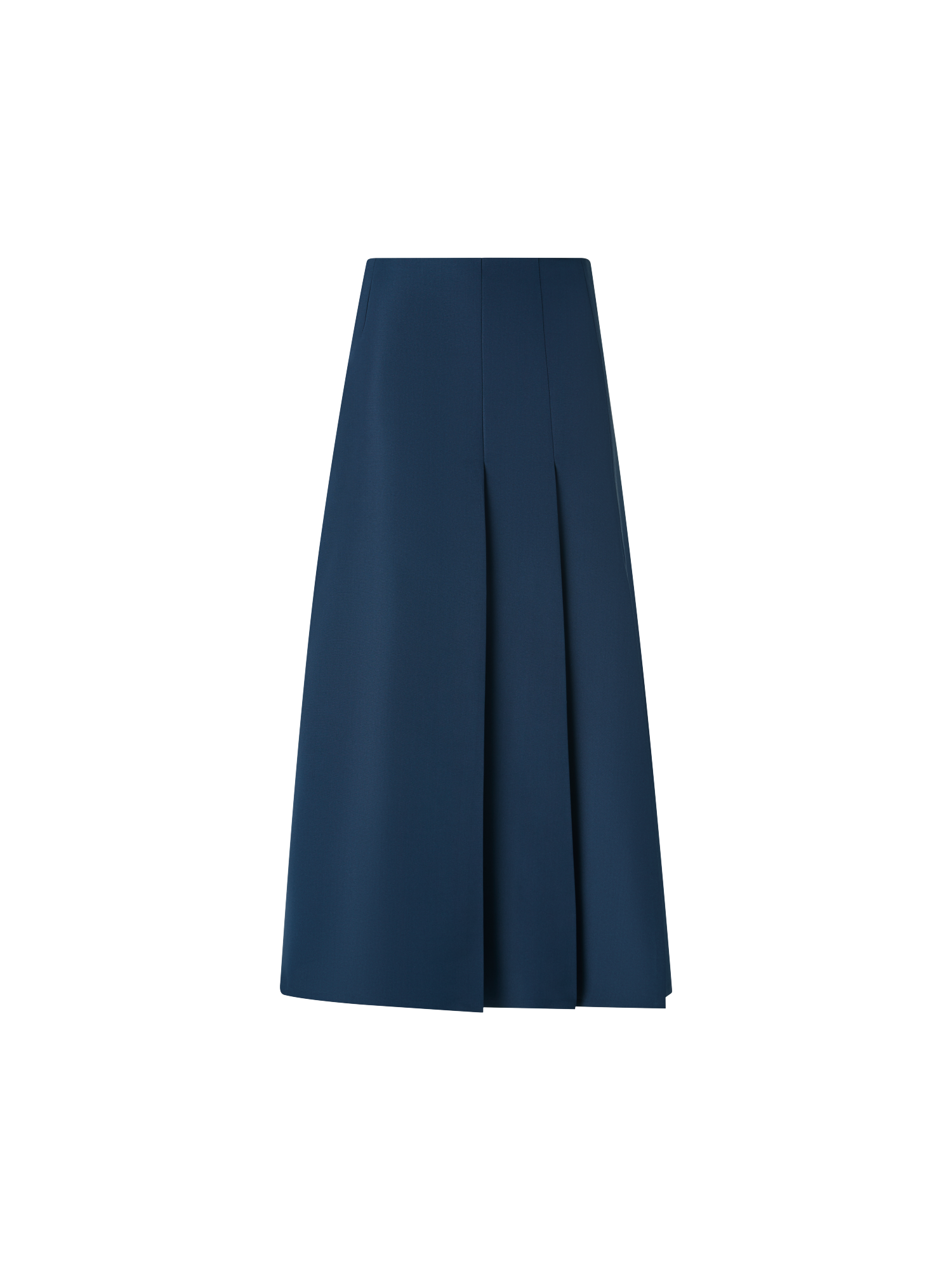 Half-Pleated Ottoman Silk Midi Skirt – Akris Inc.
