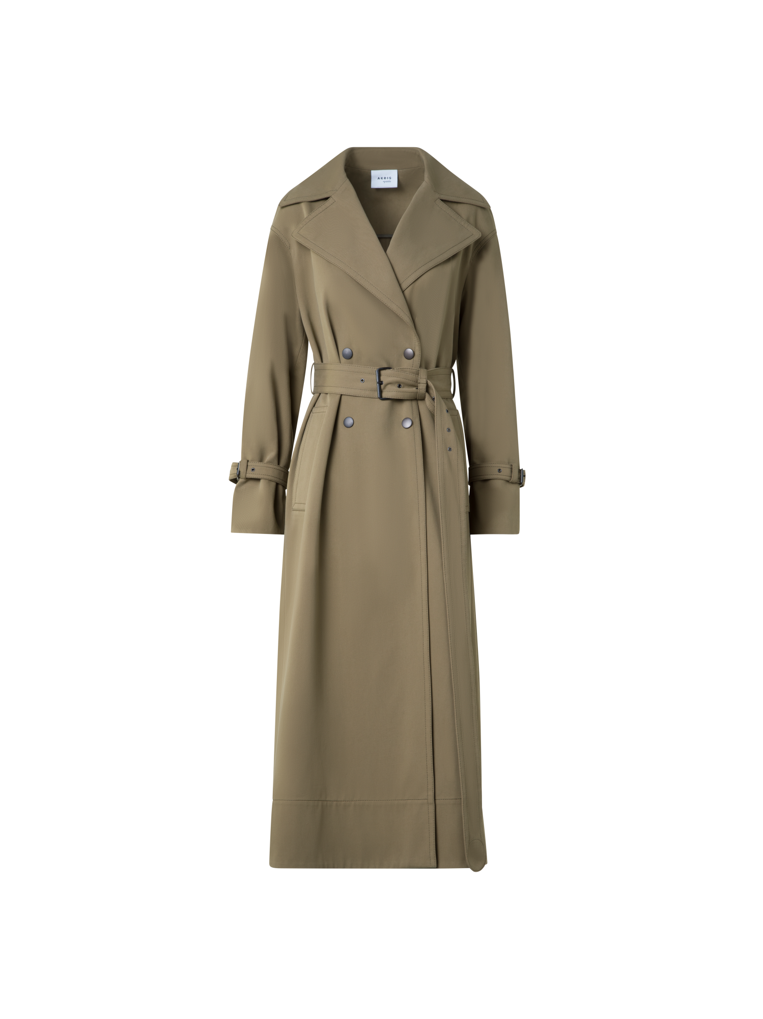 Long Water Repellent Maxi Trench Coat – Akris Inc.