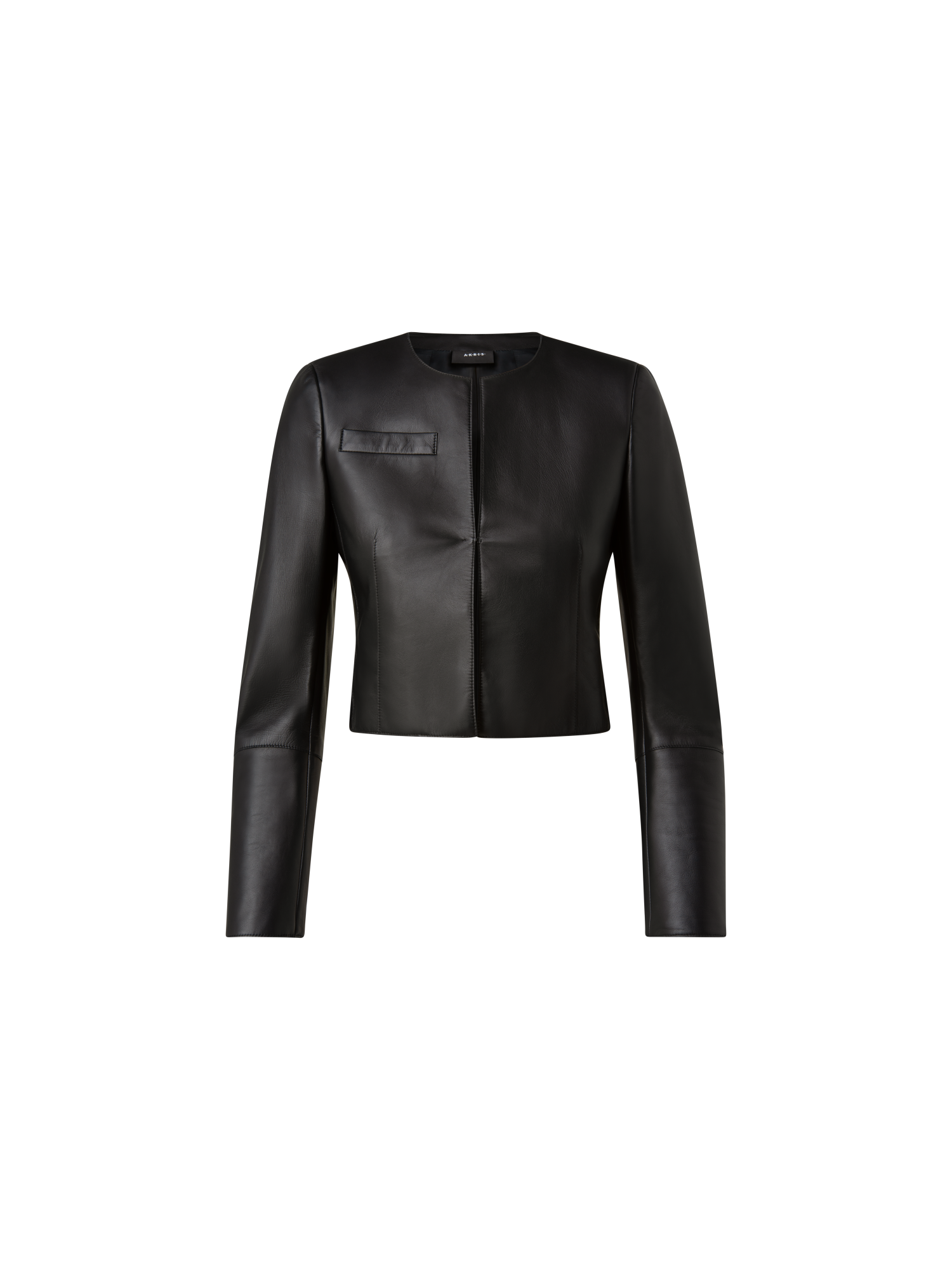 Cropped Leather Jacket – Akris Inc.