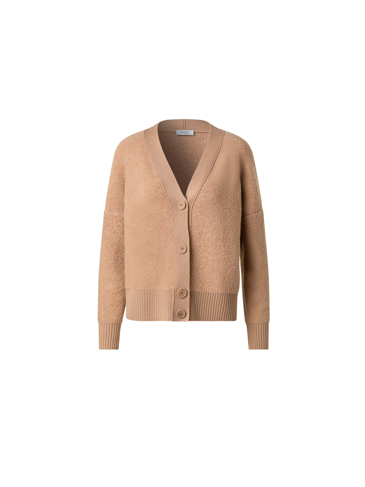 Soft Wool Bouclé Knit Cardigan – Akris Inc. Soft Wool Bouclé Knit Cardigan – Akris Inc.