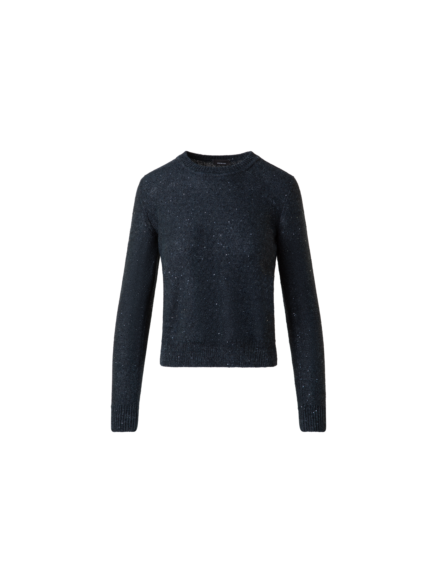 Knit Sweater in Linen Cotton with Micro Sequins – Akris Inc