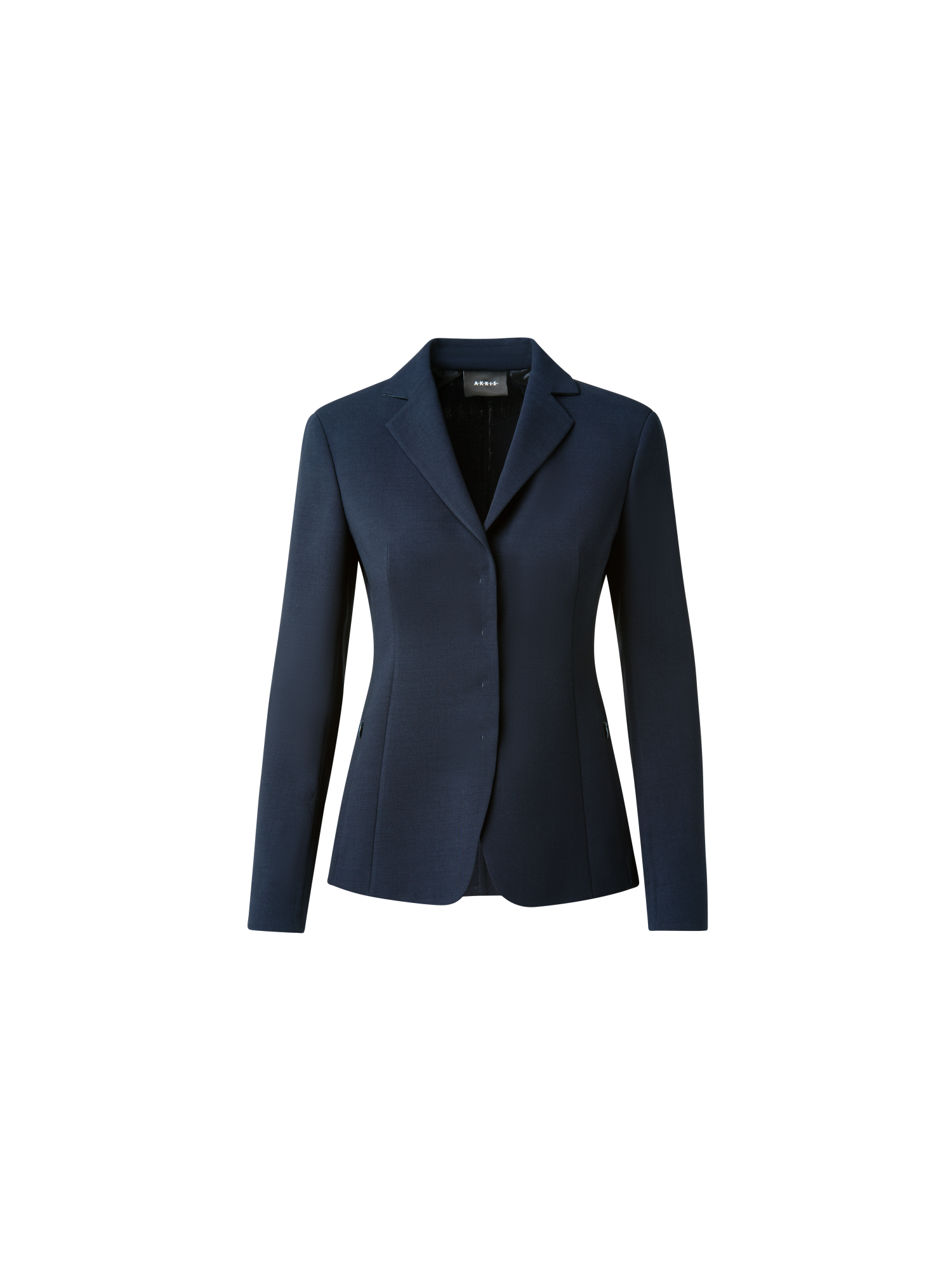 Wool Double-Face Blazer with Leather Collar – Akris Inc.