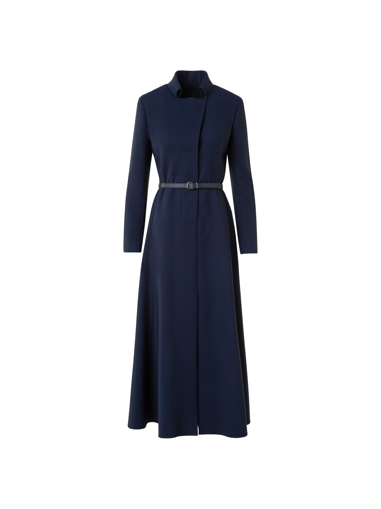 Belted Wool Double-Face Midi Shirt Dress – Akris Inc.