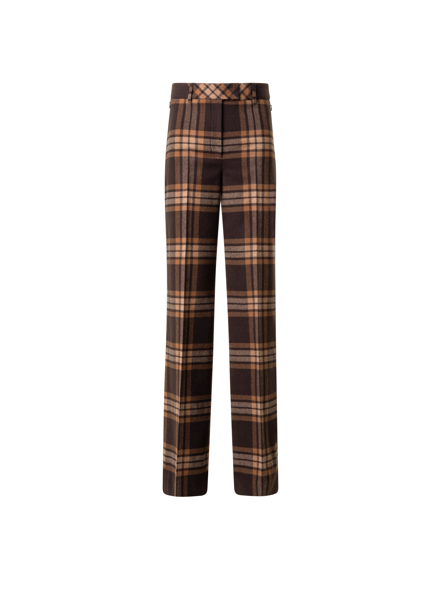 Wide Wool Flannel Check Pants – Akris Inc.