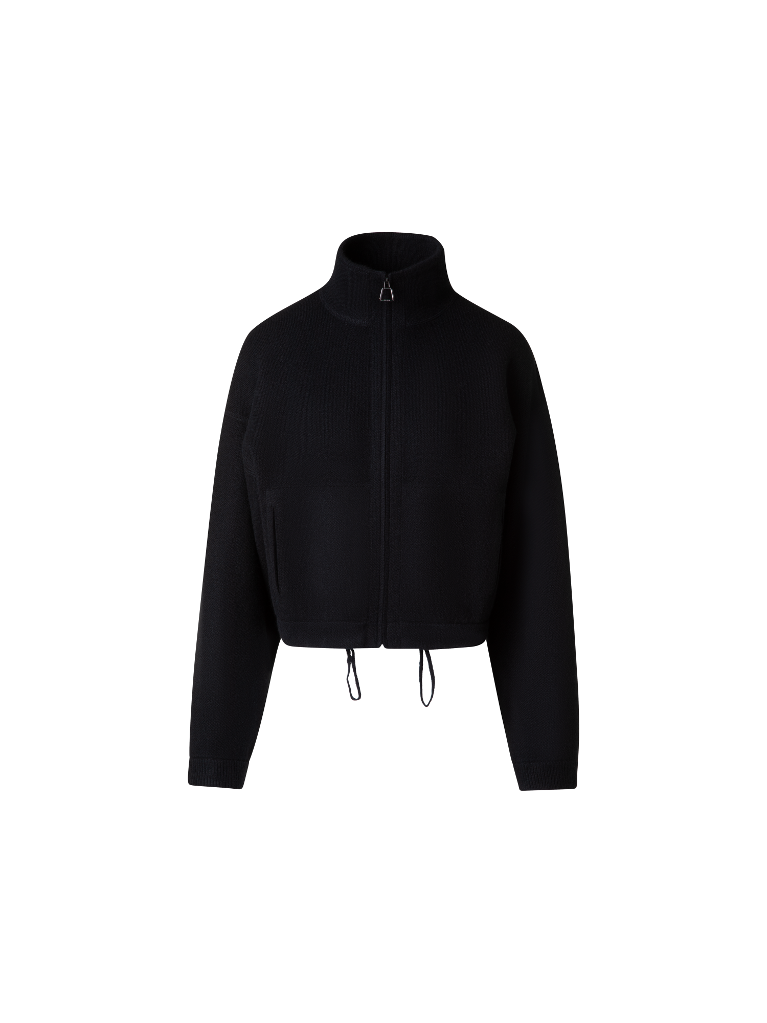 Cropped Cashmere Piqué Cardigan with Zip – Akris Inc.