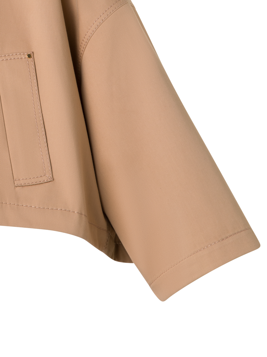 Wool Gabardine Garment Washed Jacket main image 1