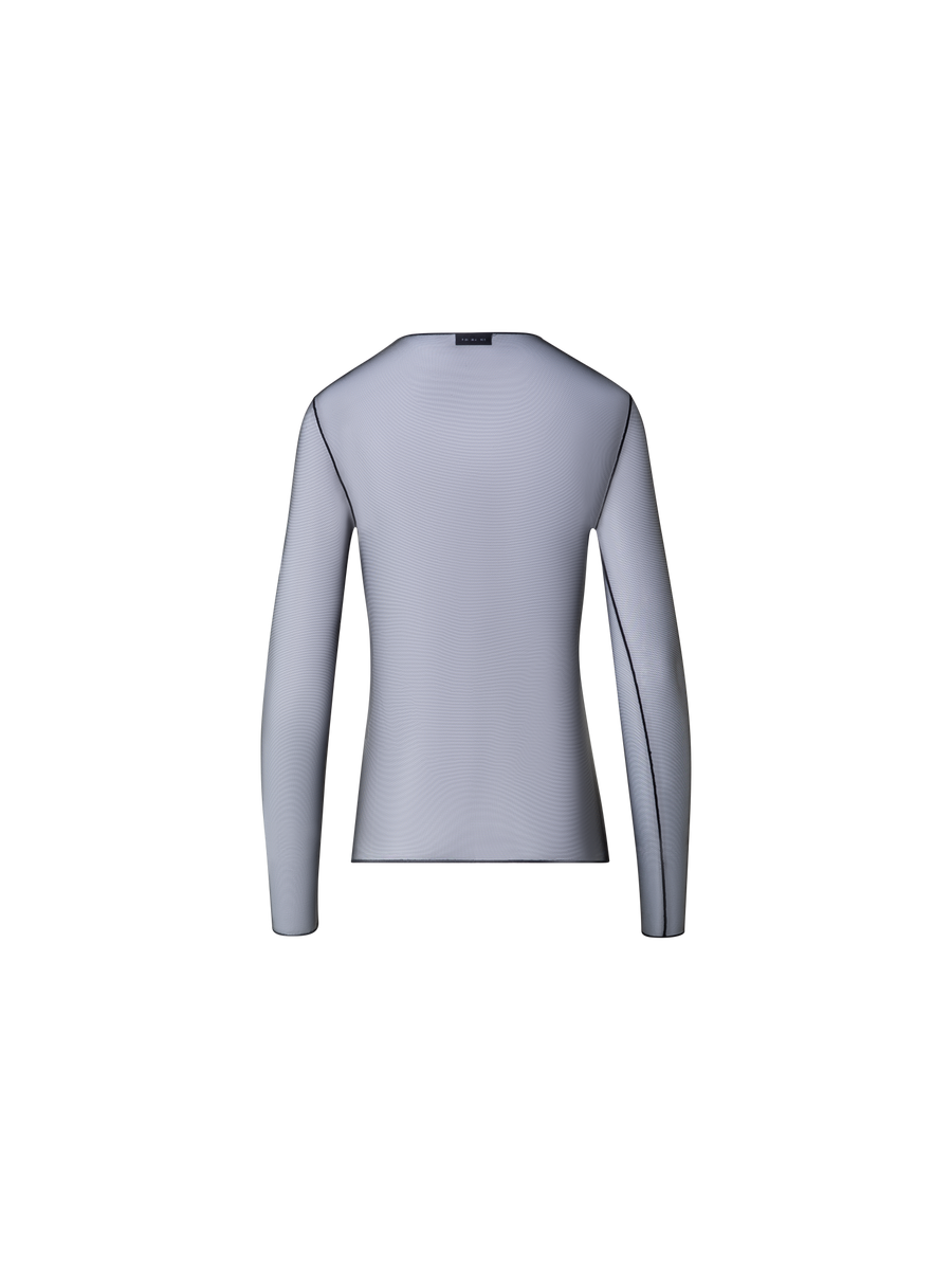 Long Sleeve Sheer Mesh Layering Top Long Sleeve Sheer Mesh Layering Top