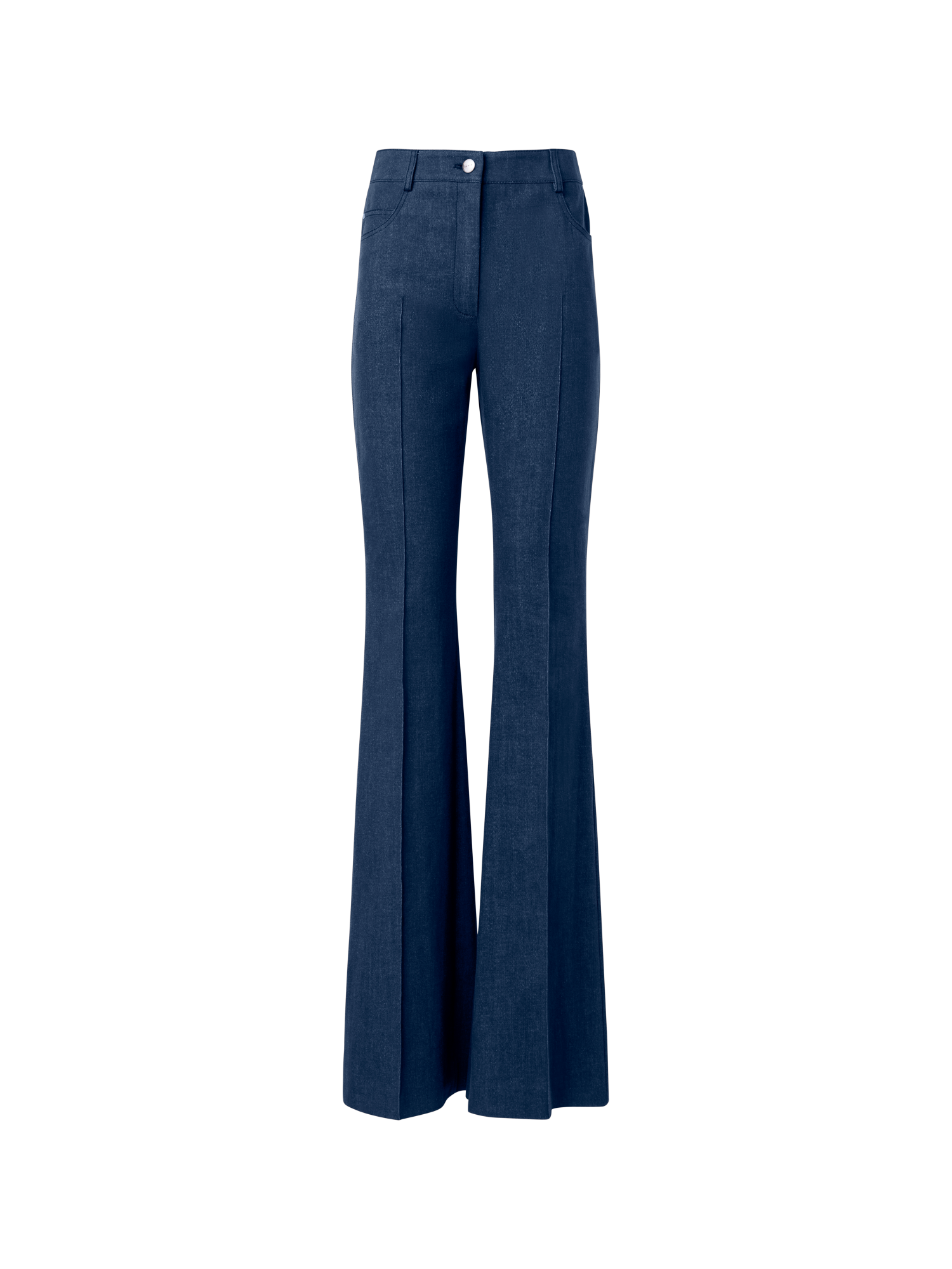 Bootcut Cotton Denim Stretch Pants – Akris Inc. Bootcut Cotton Denim Stretch Pants – Akris Inc.
