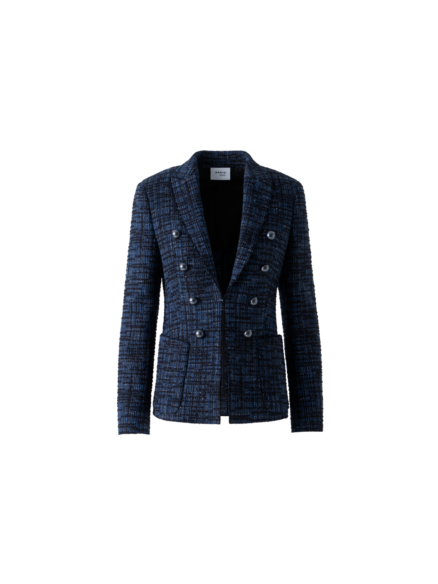 Raw Cotton Stripe Tweed Blazer – Akris Inc.