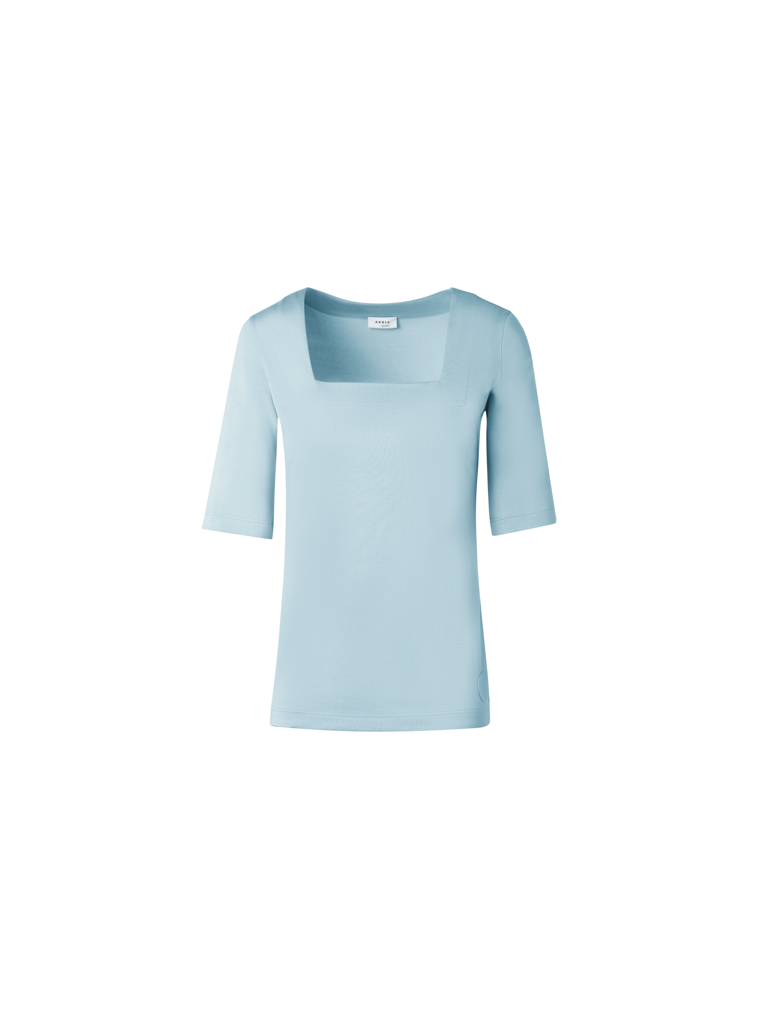 Square Neck T-Shirt in Modal – Akris Inc.
