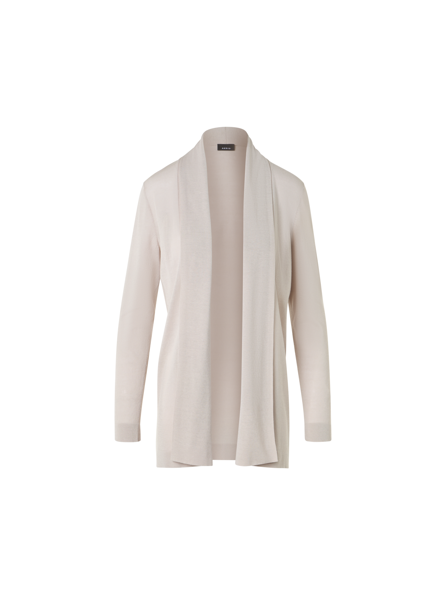 Long Silk Cotton Cardigan with Shawl Collar – Akris Inc.
