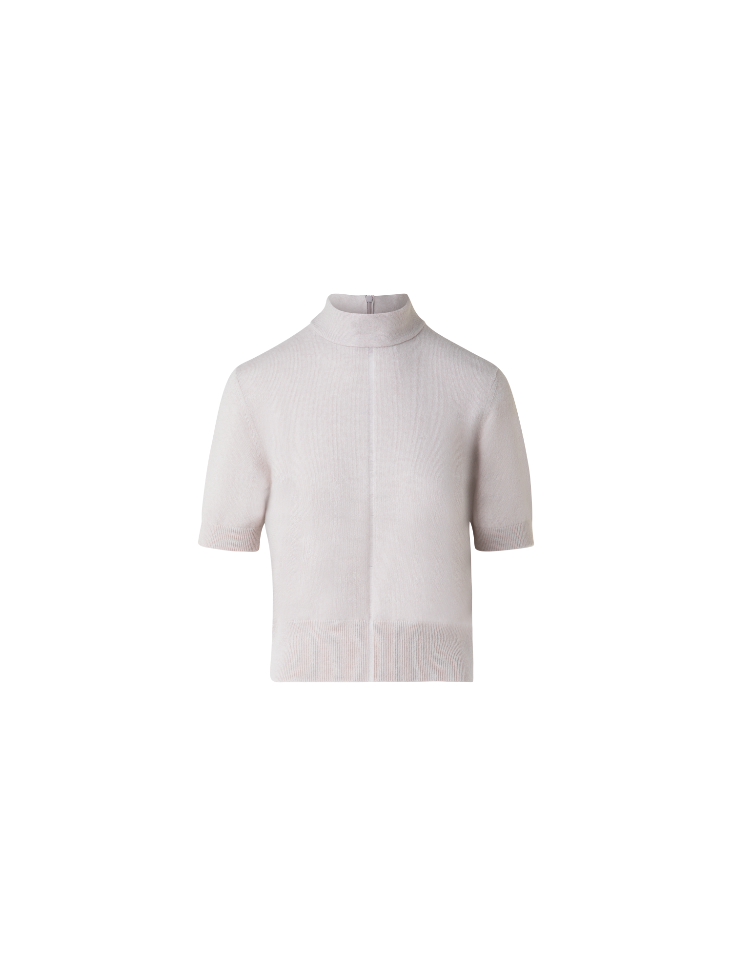 Short Sleeve Cashmere Sweater with Sheer Stripe – Akris Inc.
