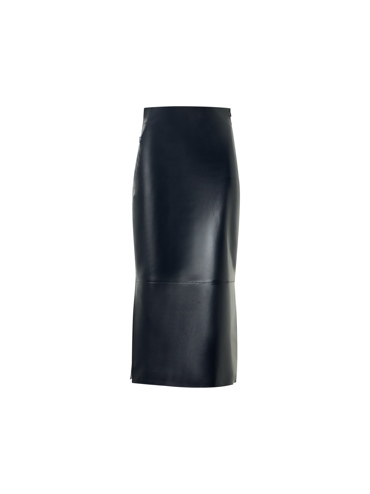 Lacquered Nappa Leather Midi Pencil Skirt – Akris Inc.