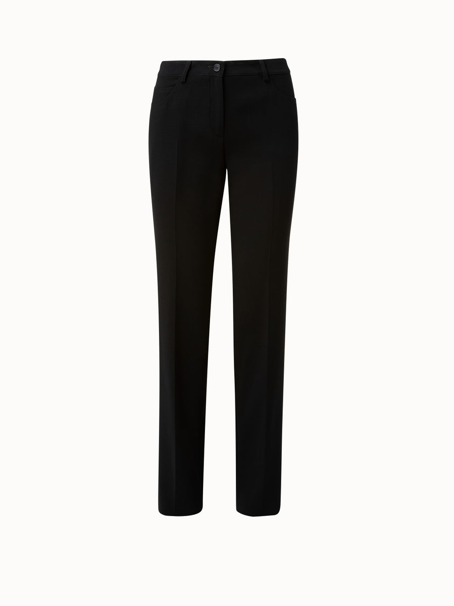 Women's Pants - Falcon Poly Wool - Black - Size 12 - UNHEMMED - A
