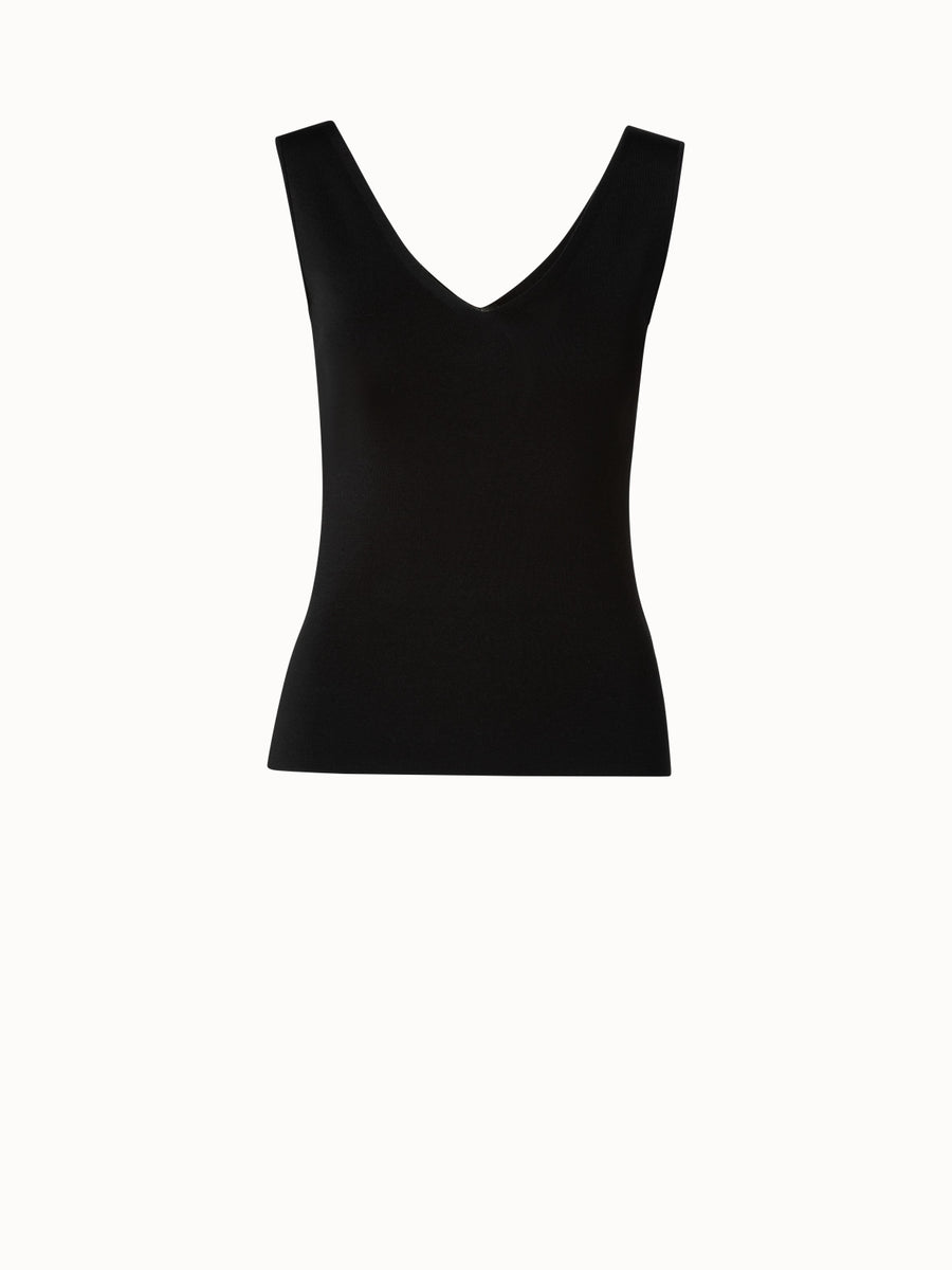 Necessary Love Black V-Neck Tank Top