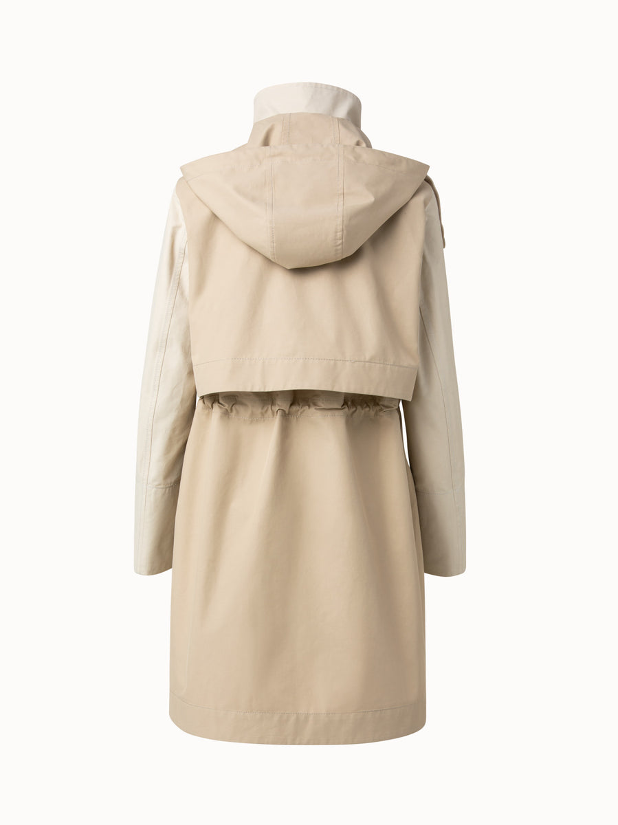 Cotton Techno Trench Coat