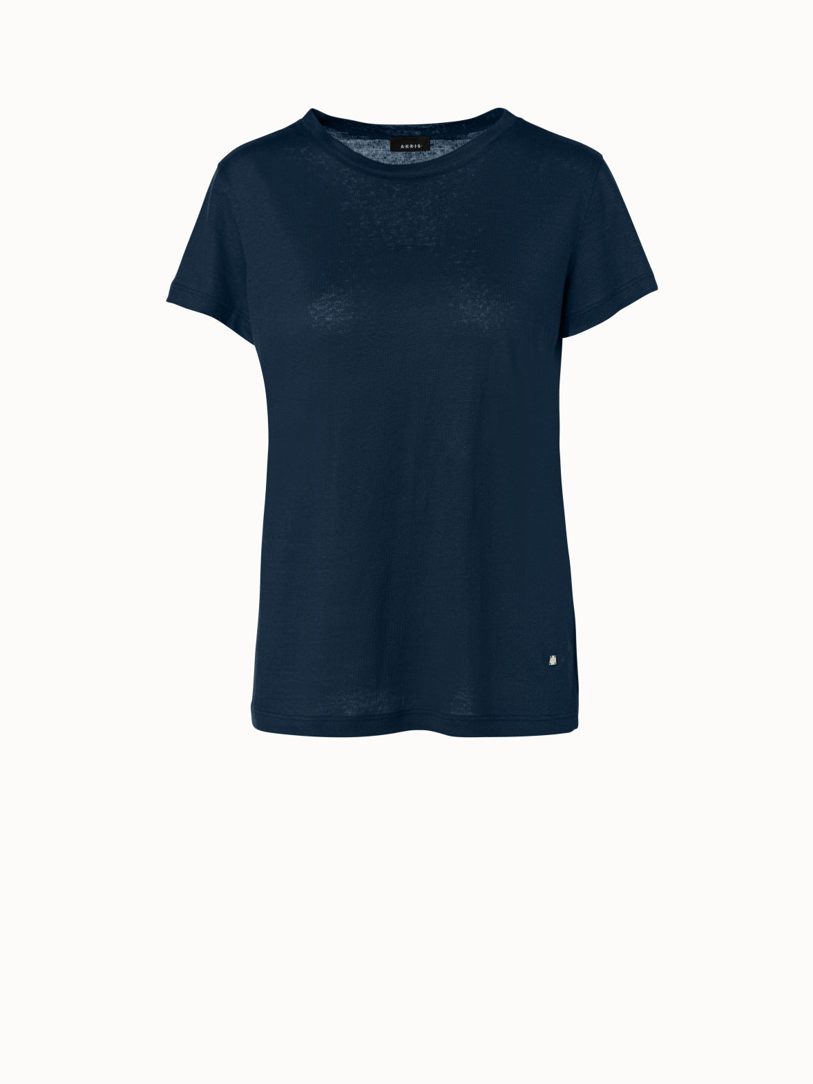 Navy linen best sale t shirt