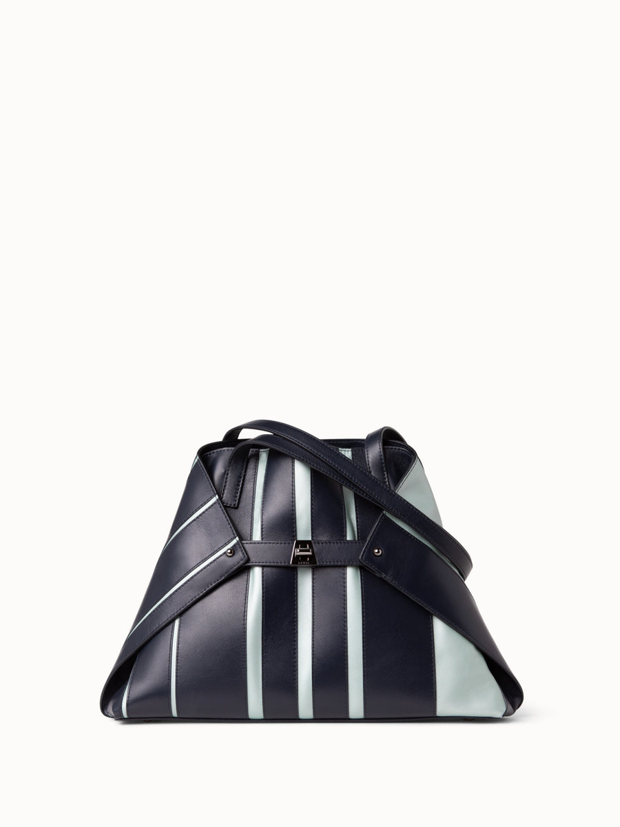 Small Shoulder Bag in Leatherstripes Patchwork