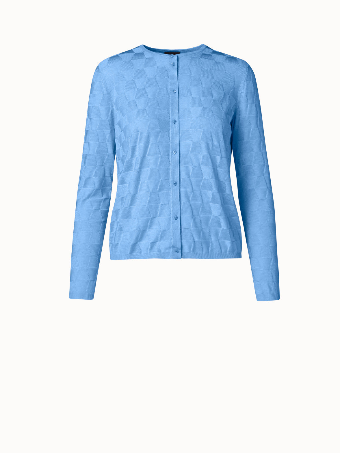 Blue hot sale silk cardigan