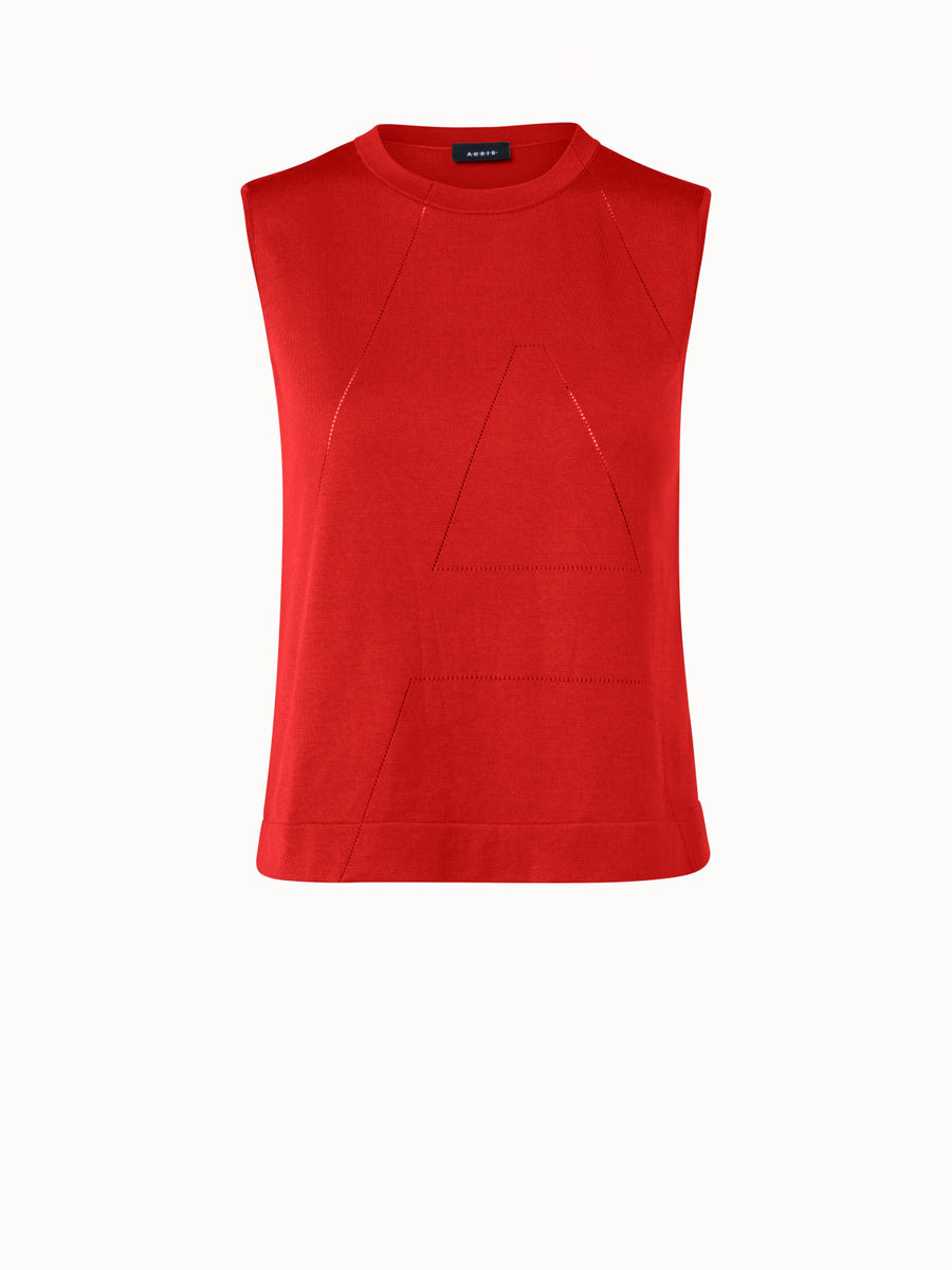 Sea Island Cotton Knit Tank Top
