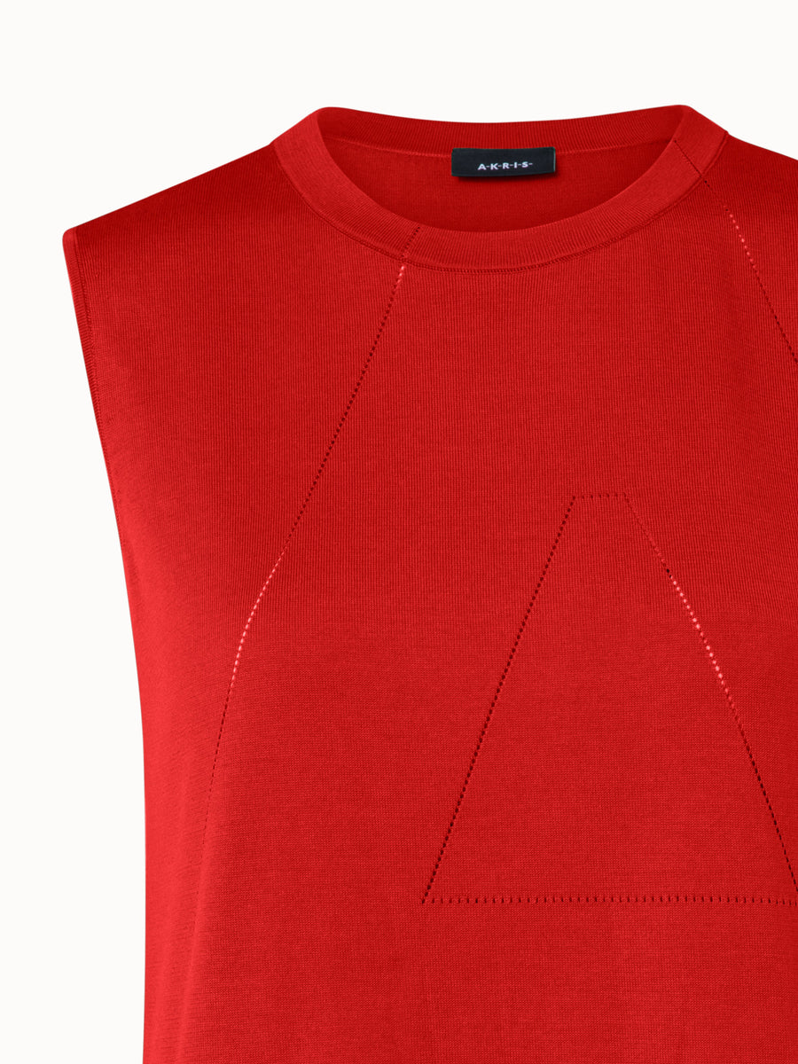 Sea Island Cotton Knit Tank Top