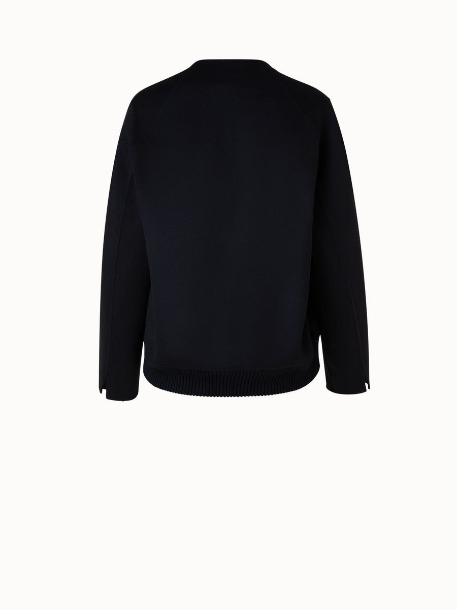 Double Face Cashmere Bomber Jacket - Ready to Wear