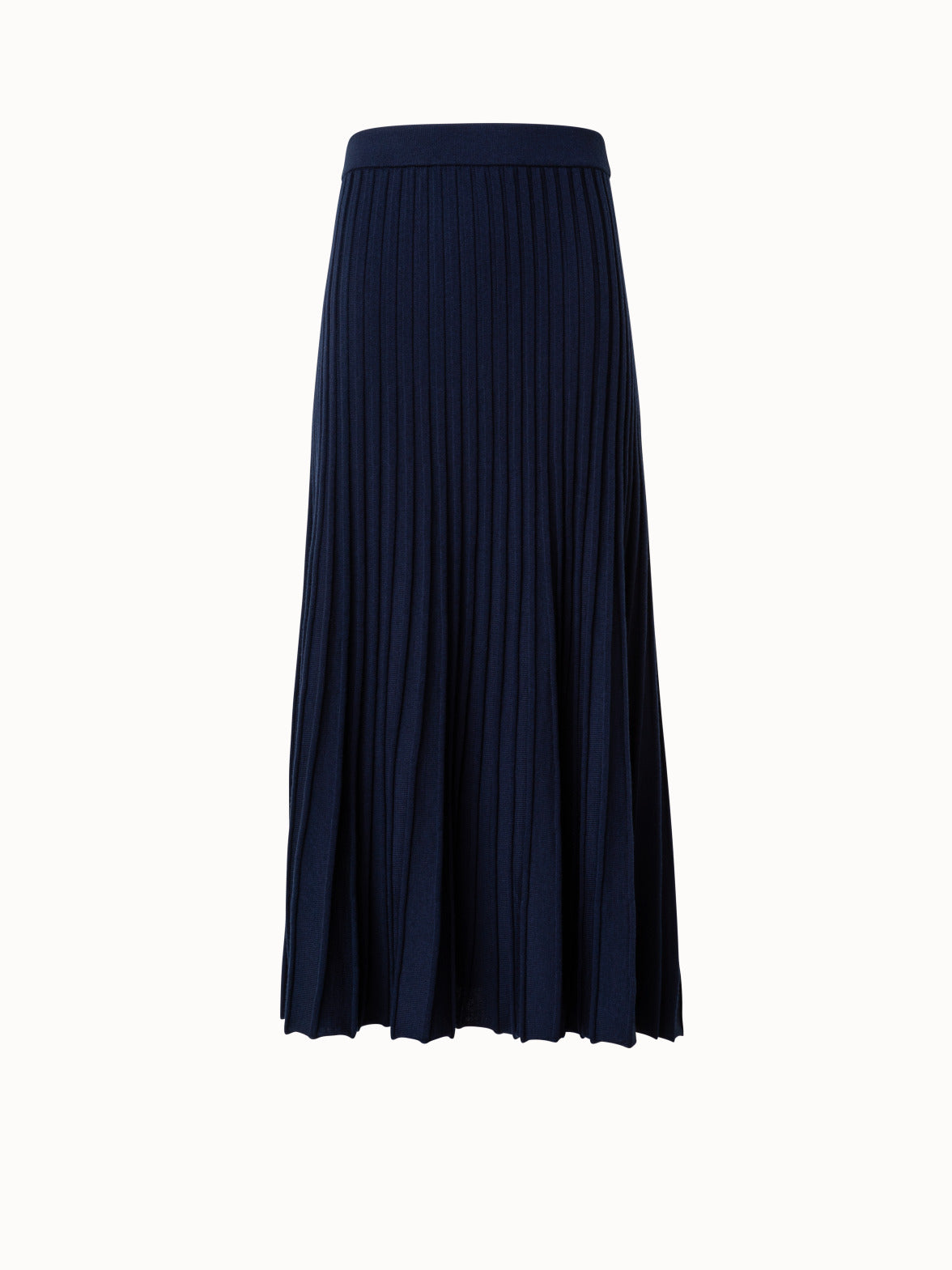 Navy blue ribbed skirt hotsell