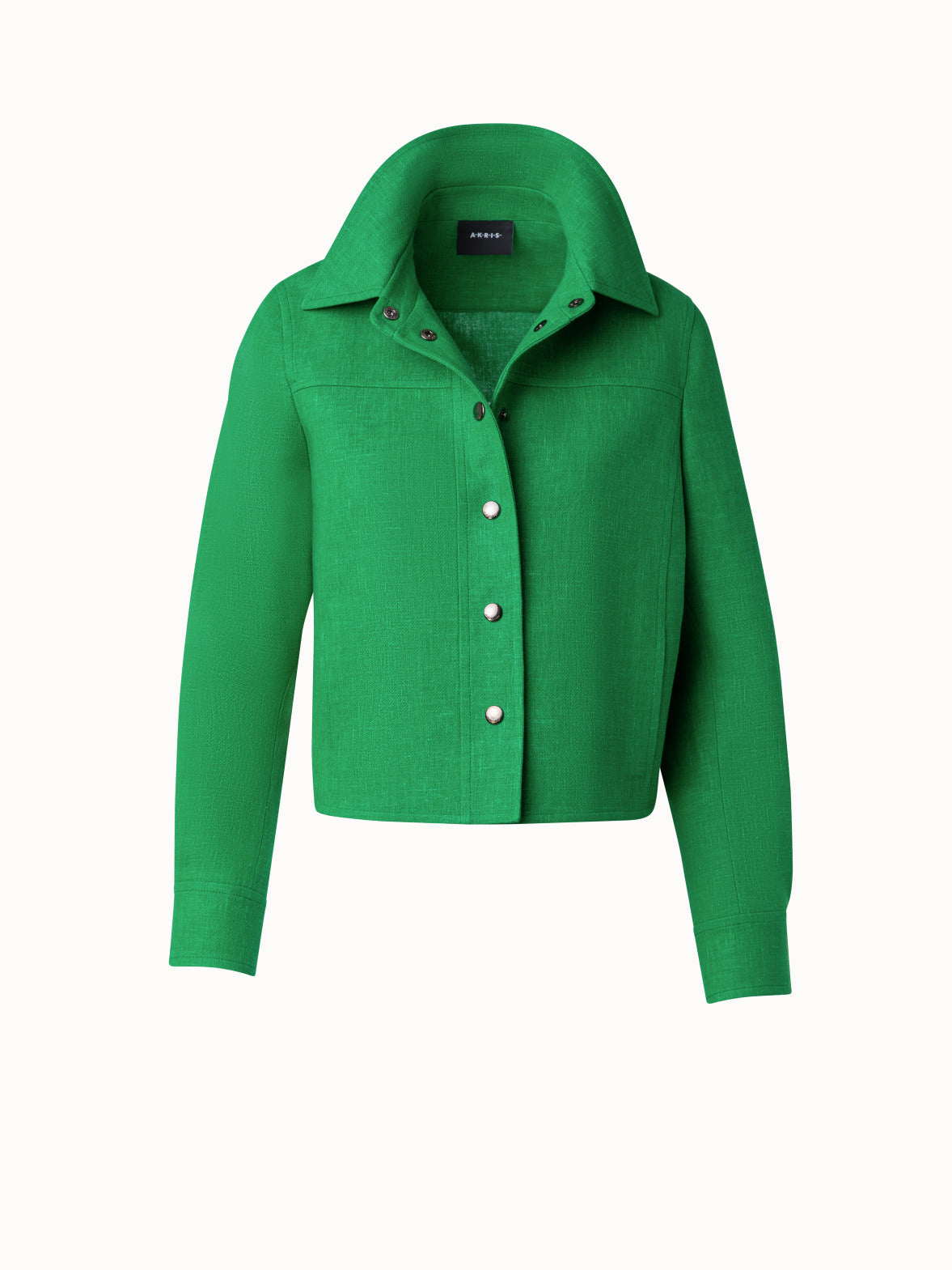 Green shirt jacket womens best sale