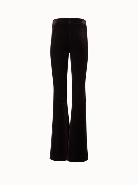 Neoprene Velvet Bootcut Pants