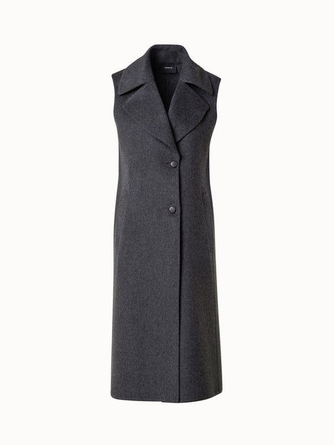 Long 100% Cashmere Vest