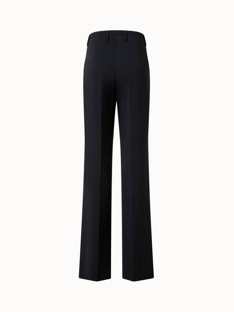 Wide Pants in Wool Double-Face