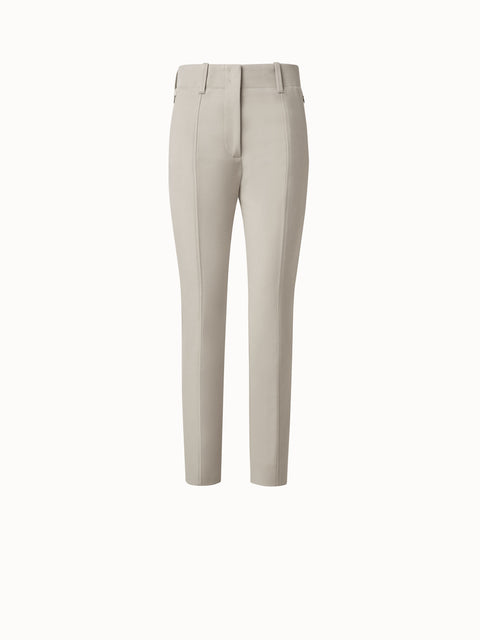 Slim Pants in Cotton Wool Gabardine