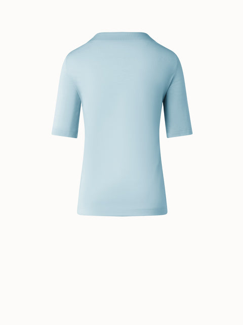 Square Neck T-Shirt in Modal