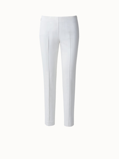 Side-Zip Stretch Cotton Pant