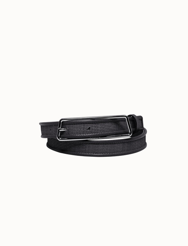 belt horse hair - black