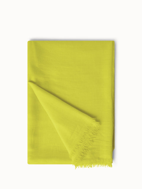 Cashmere Silk Scarf Limoncello