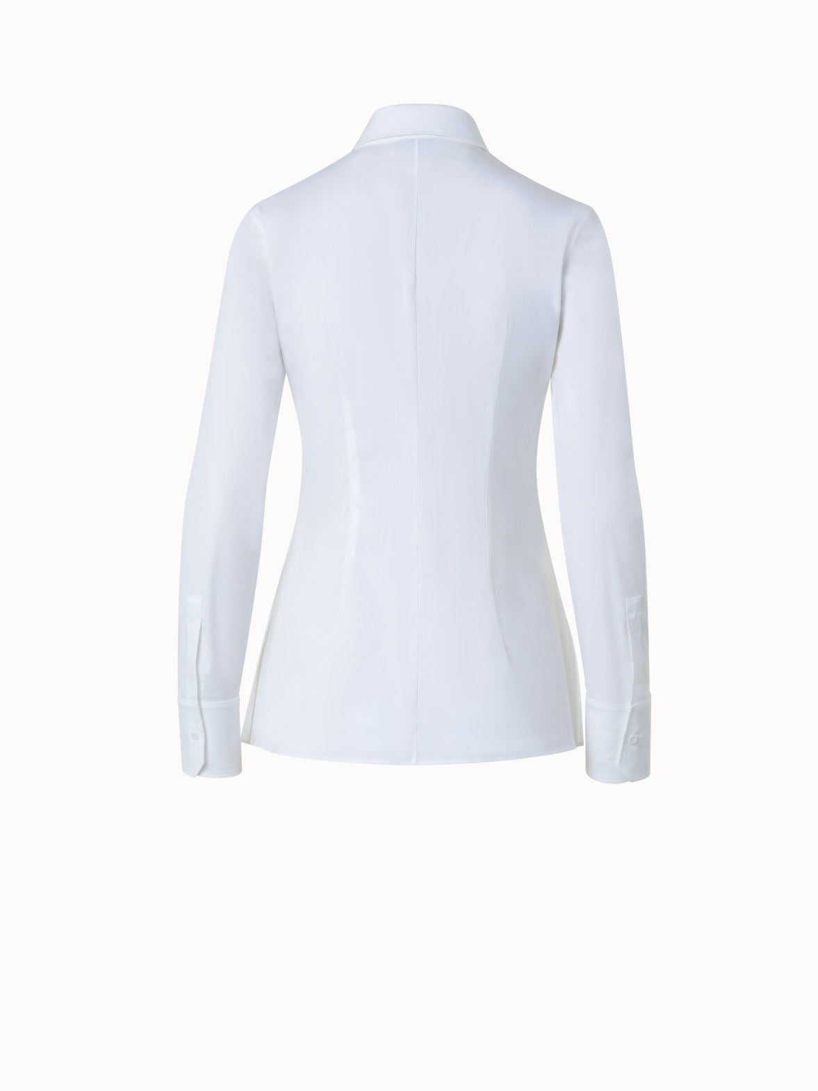 Cotton Stretch Poplin Blouse