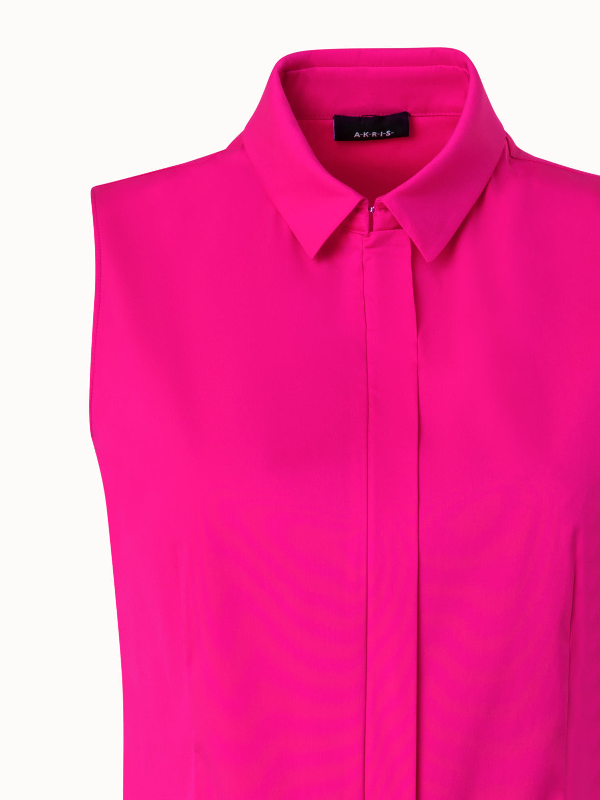 Pink Cotton Poplin Collar Extender for Shirt Blouse Collared Top