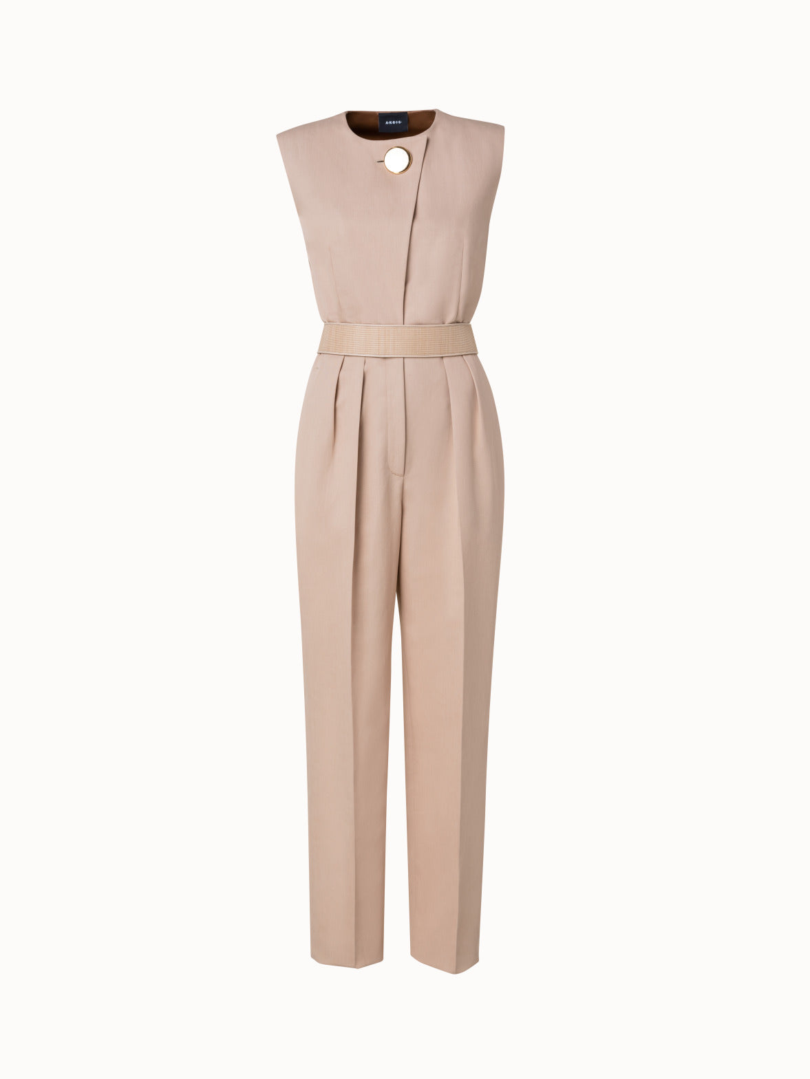 Cotton Silk Serge Jumpsuit