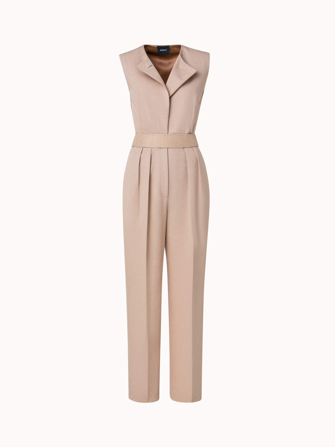 Cotton Silk Serge Jumpsuit