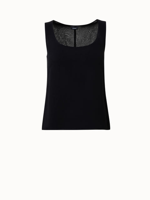 Buy Grenasasilk Women's Shirts Blouse Silk Tank Tops X-Lager Black