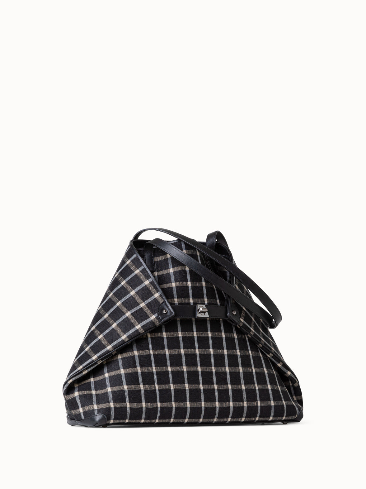 Checkered Pattern Shoulder Bag