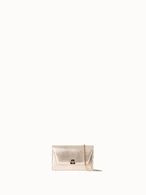 Luxury Designer Leather Clutch Handbag - Womens Envelope Evening Bag
